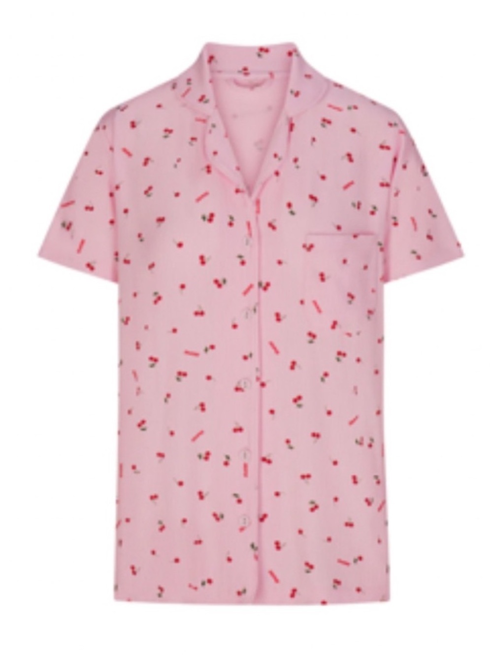 SKIMS Valentine’s Collection Soft Lounge Short Sleep Shirt Cherry Blossom Small